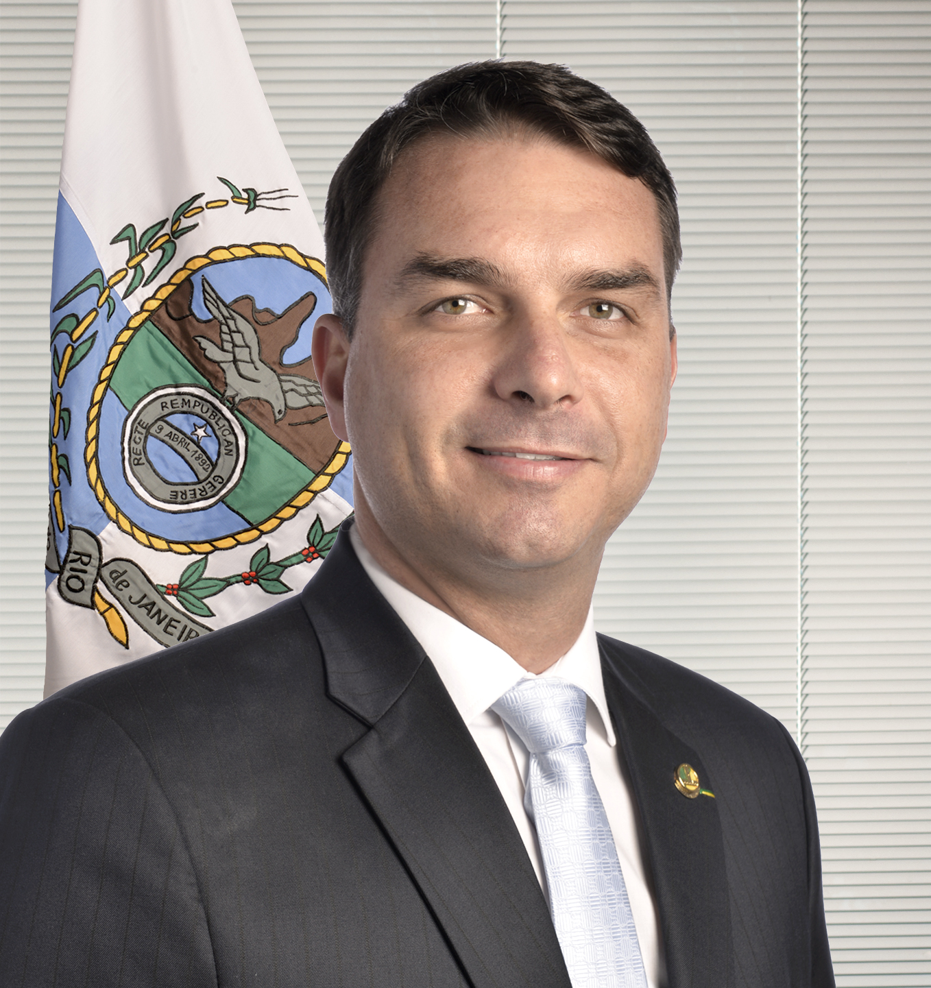 Foto oficial do senador Flávio Bolsonaro (Agência Senado)